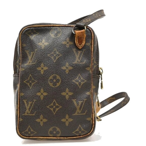 LOUIS VUITTON Mini Amazon Shoulder Bag Monogram Leather Brown - Picture 3 of 15